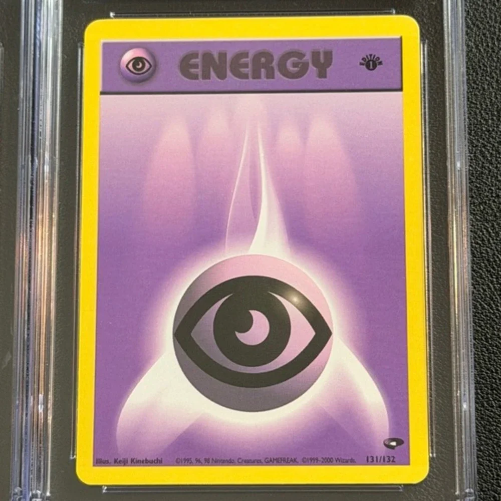 Sabrina's Abra 1st Ed 94/132 Psychic Energy CGC 8 TCG Pokemon Gym Challenge 2000